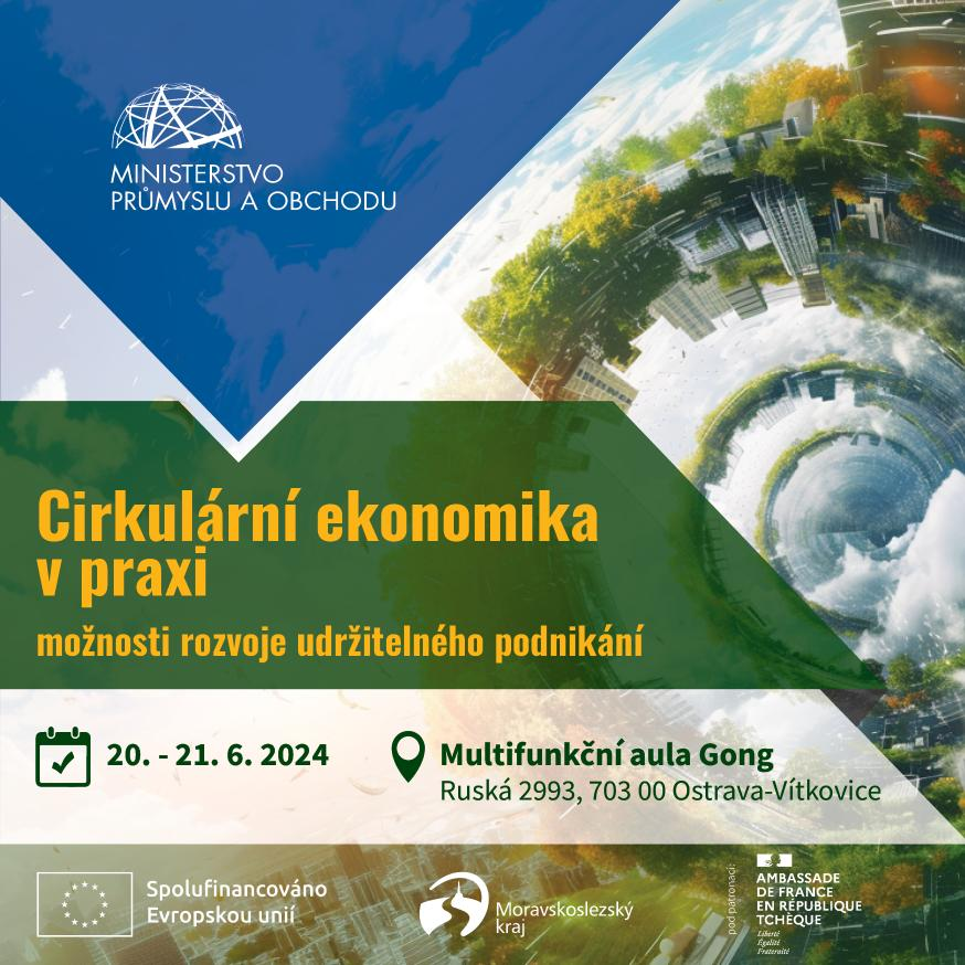 Pozvánka na IV. ročník dvoudenní konference Cirkulární ekonomika v praxi